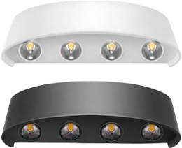LAMPARA 4 LED APLIQUE